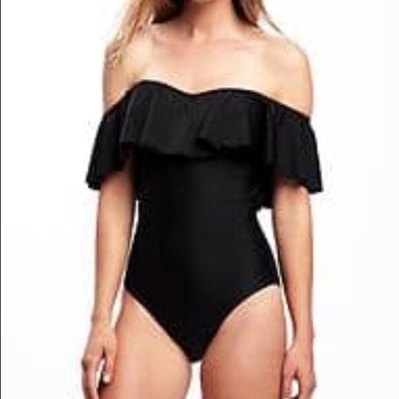 Old Navy off shoulder swimsuit - Picture 2 of 8